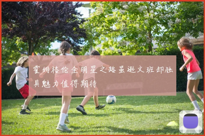 霍姆格伦全明星之路虽逊文班却独具魅力值得期待